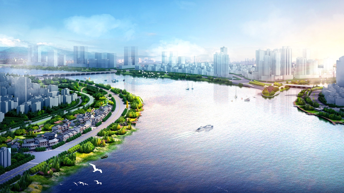 衡陽市濱江新區(qū)耒水以南沿江風(fēng)光帶景觀、濕地公園、道路工程